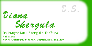 diana skergula business card